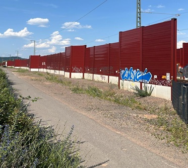 Schutzwand Hafenstraße Ehrang Schutzwand Hafenstraße Ehrang